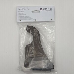 Kirsch- 1 3/8" Wood Trends 3 1/2" Return Bracket (One)- SOLD INDIVIDUALLY